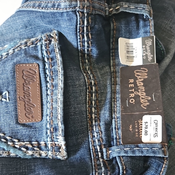 Wrangler Blue Boot Cut Jeans - Picture 12 of 12
